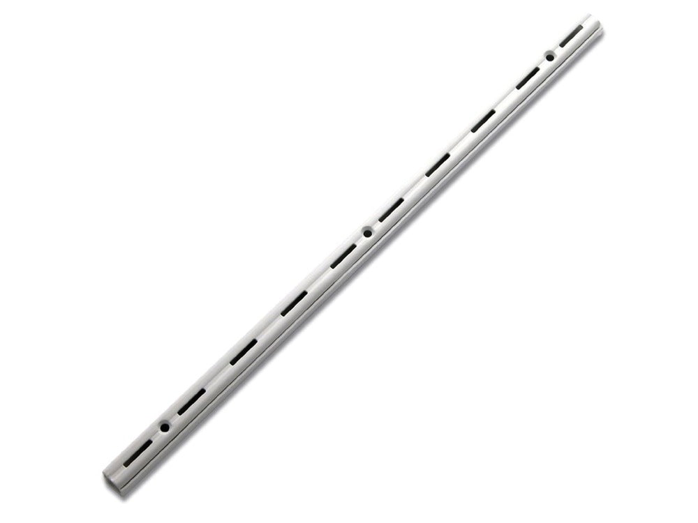 F-Systeem Wandrailsysteem staal gelakt 50 cm wit 1 set-018873