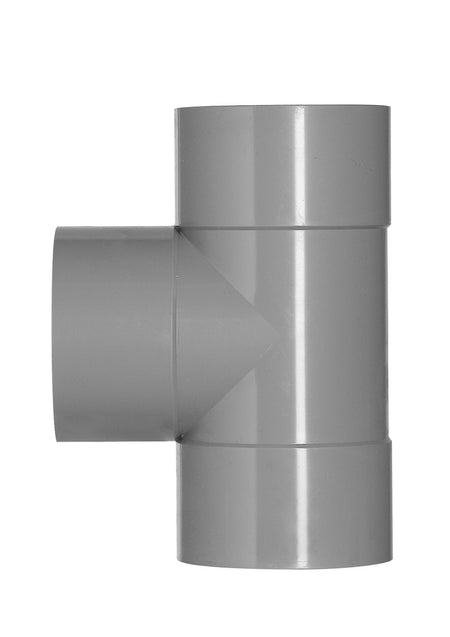 T-Stuk PVC 3x lijmmof wanddikte 3,2 mm Ø 75x40 mm 87° KOMO-keur-050238