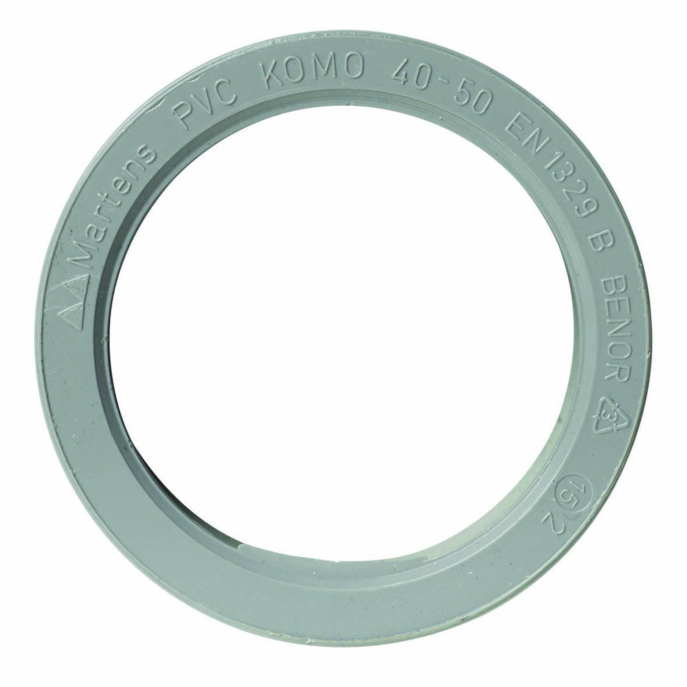 Inzetverloopstuk PVC wanddikte 3,2 mm Ø 50x40 mm t.b.v. binnenhuisriolering-050696