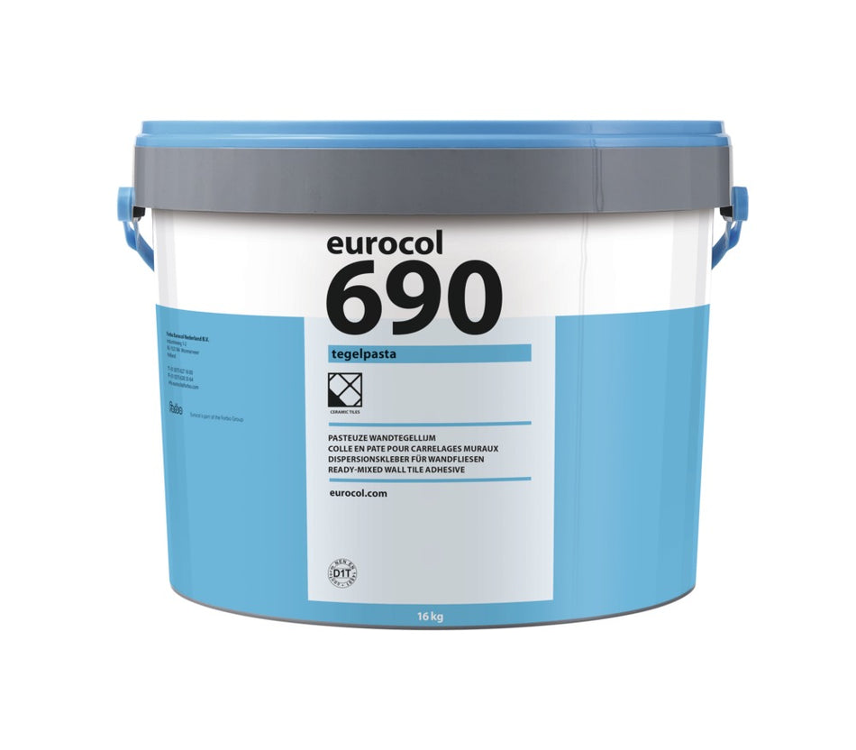 Eurocol 690 Tegelpasta Wand Gebroken Wit 16kg-062364