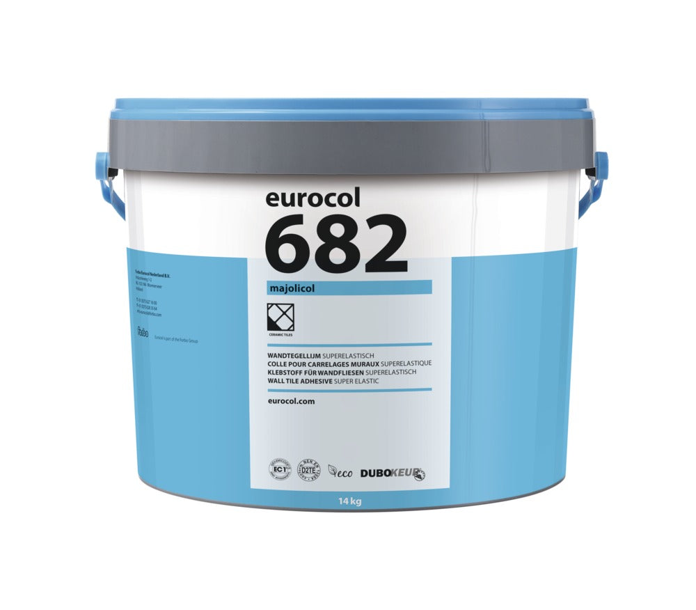 Eurocol 682 Majolicol Pastategellijm Superelastisch 14kg-062461