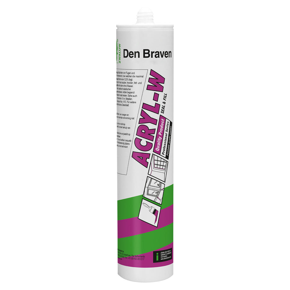 Zwaluw Acrylaatkit Acryl-W Grijs 310ml-062534