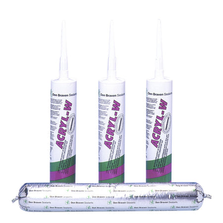 Zwaluw Acrylaatkit Acryl-W Bruin 310ml-062569
