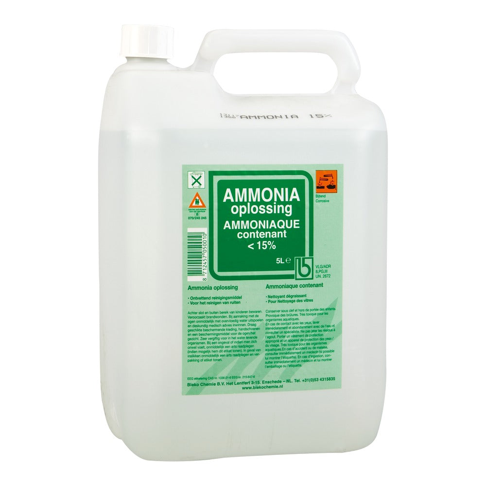 Bleko Ammoniak 15% Oplossing 5L-069915