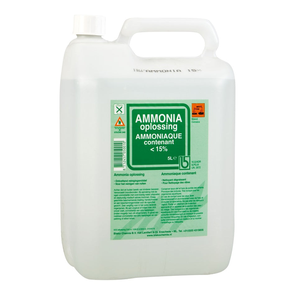 Bleko Ammoniak 15% Oplossing 5L-069915