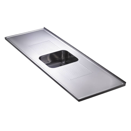 Reginox Werkblad AR186V111ER1 RVS 181,5 cm met wafel bak in midden 60 cm FSC Mix 70%-078018