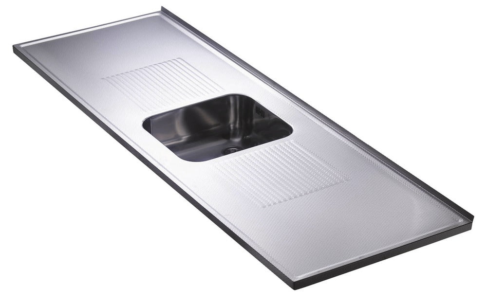 Reginox Werkblad AR126N131ER1 RVS 121,5 cm met wafel bak 60 rechts cm FSC Mix 70%-078522