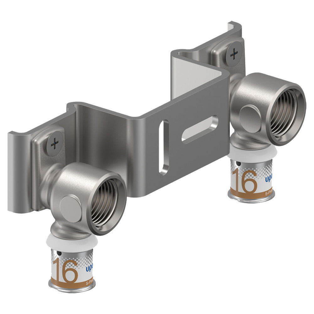 Uponor S-Press Perskoppeling Smart Muurplaat 16RP1/2FT 150mm-10000004