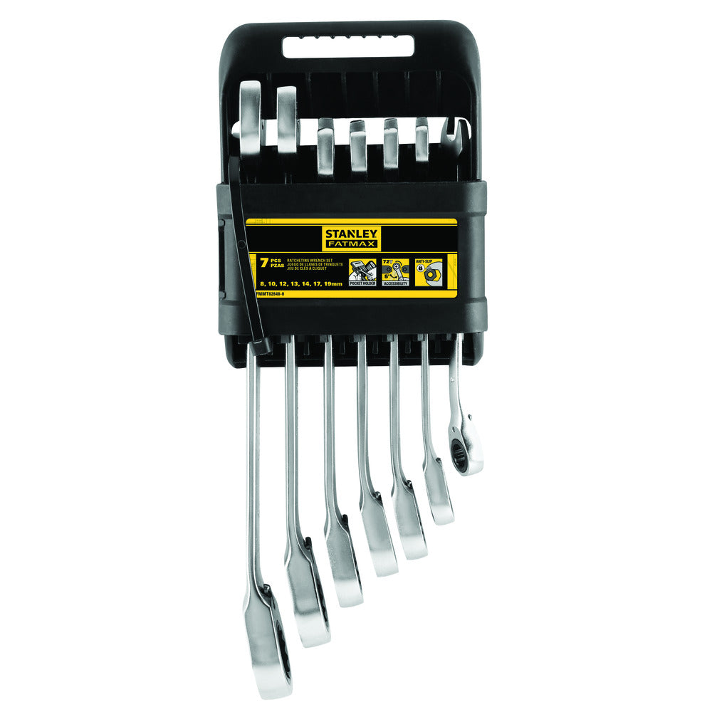 Stanley Fatmax Ringsteeksleutelset Met Ratel 7-Delig 8-19mm-10000006