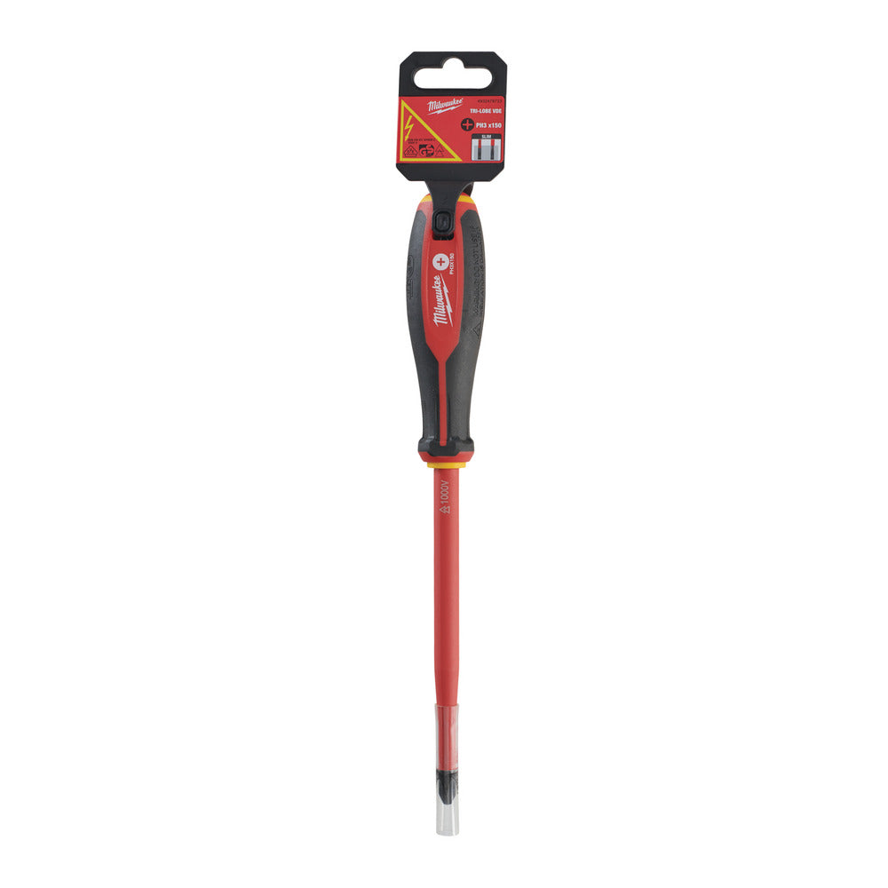 Milwaukee Schroevendraaier VDE Tri-Lobe PH3x150mm-10000059