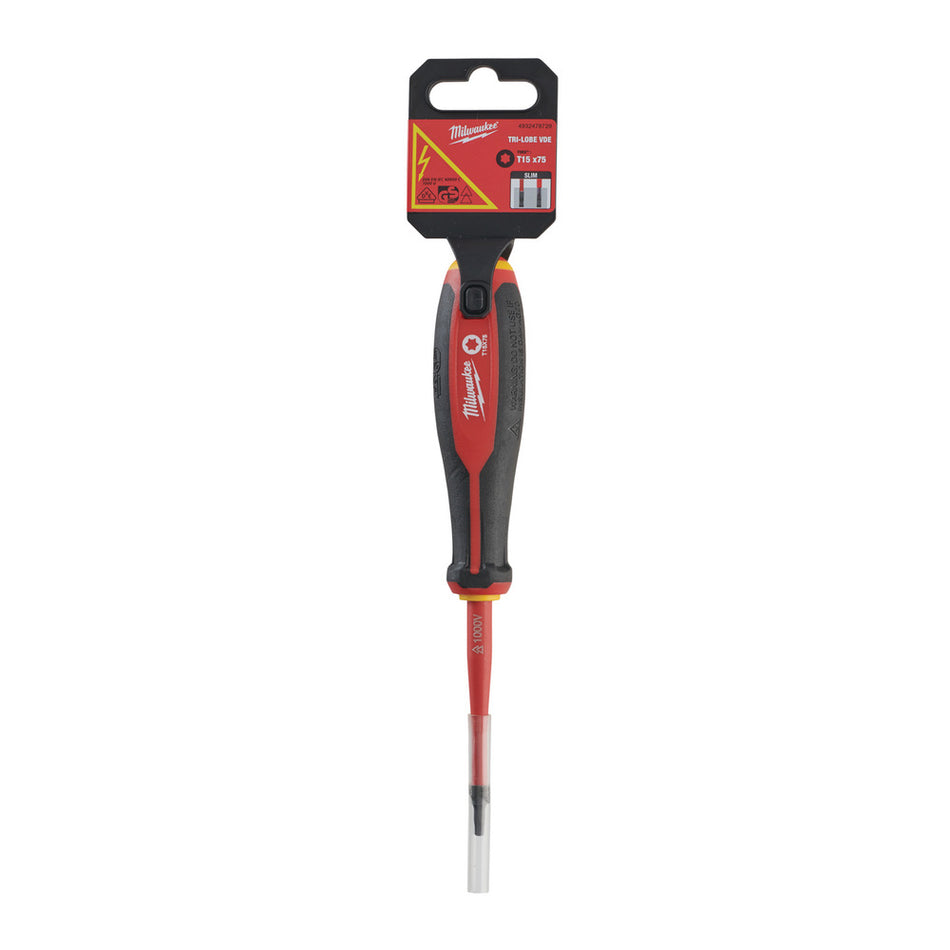 Milwaukee Schroevendraaier VDE Tri-Lobe T15x75mm-10000061