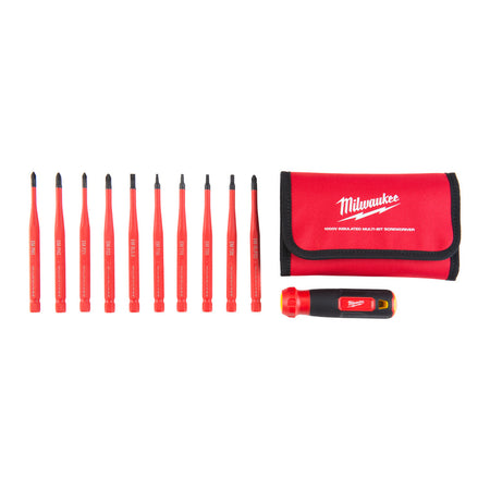 Milwaukee Schroevendraaierset VDE Geïsoleerd 10-In-1 Multi-Bit In Etui-10000076