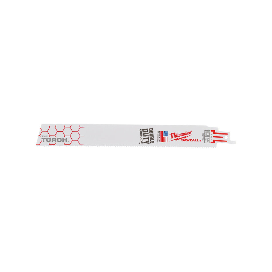 Milwaukee Reciprozaagblad Sawzall metaal Heavy Duty TORCH 230mm 14-Tpi 5st-10000146