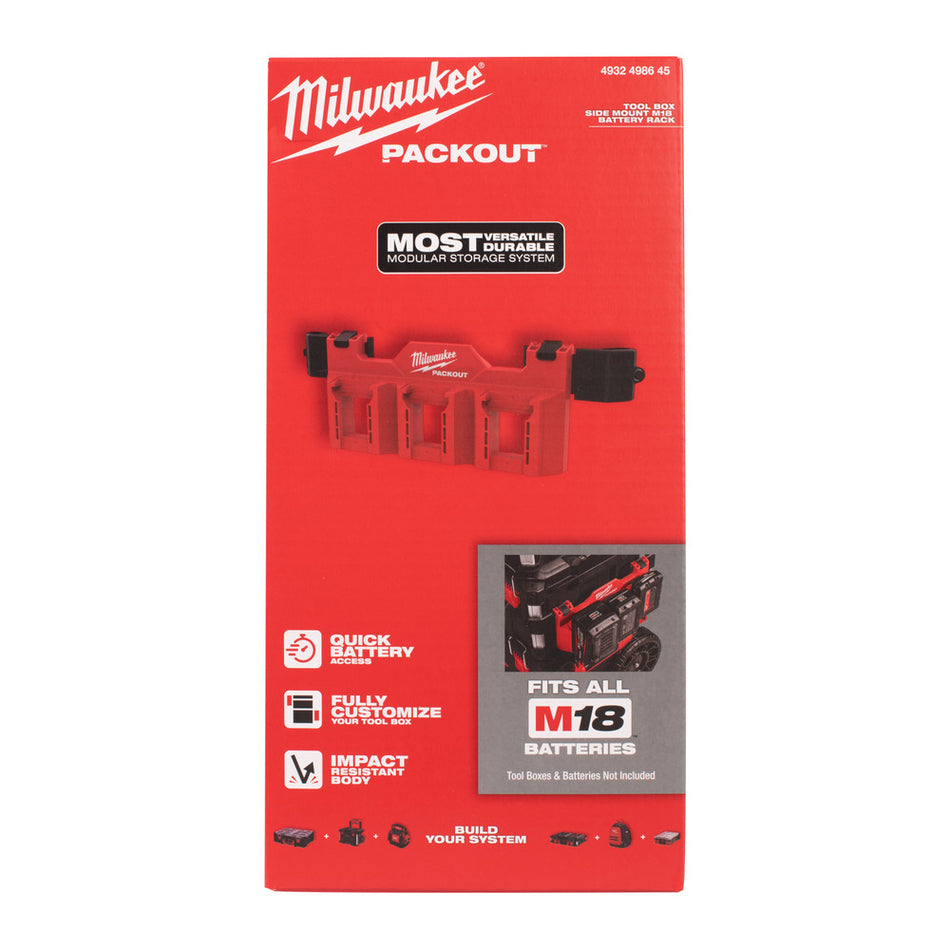 Milwaukee Packout Zijmontage M18 Accu Rek-10000265