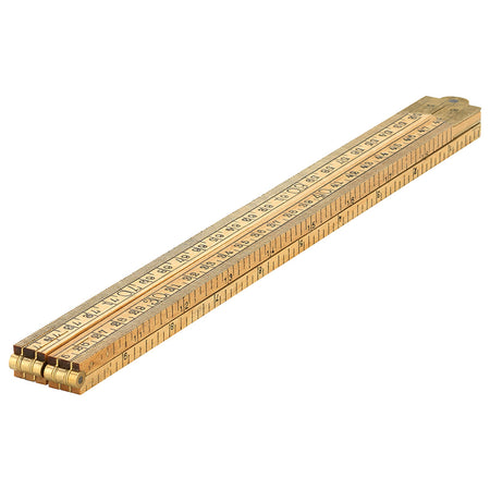 Duimstok Hout blank 1m-10000281