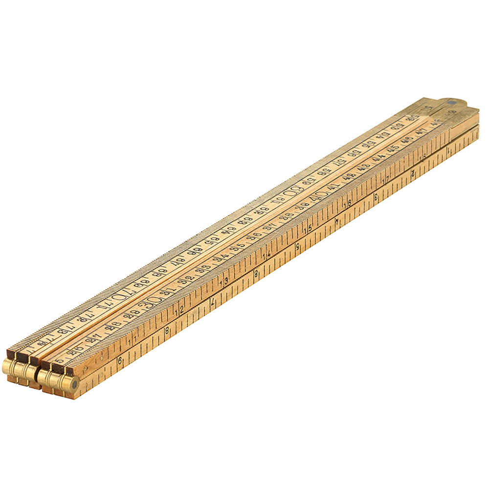 Duimstok Hout blank 1m-10000281