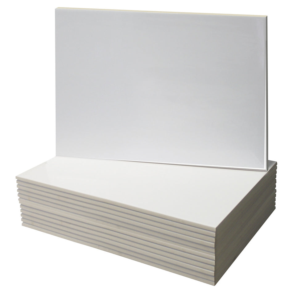 Wandtegel Neve Bianco Wit Glans 25x40cm 1,40m2-10000290