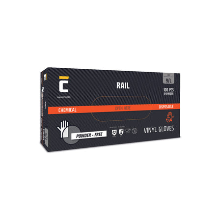 CERVA Wegwerphandschoenen Vinyl Rail Ongepoederd 100st-10000367