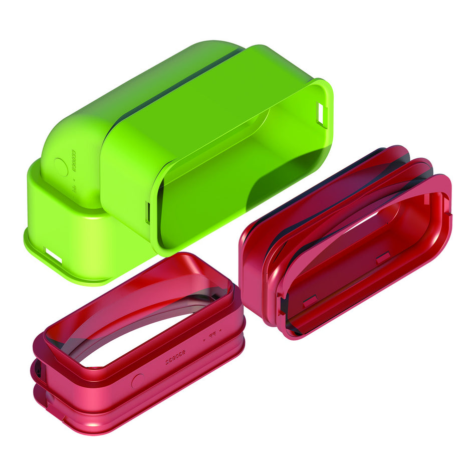 Ubbink Air Excellent AE55sc Bocht 90° Verticaal Set-10000380