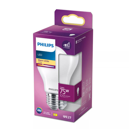 Philips LED Classic 75W A60 E27 ND 1PFSRT4 Warmwit Mat-10000409
