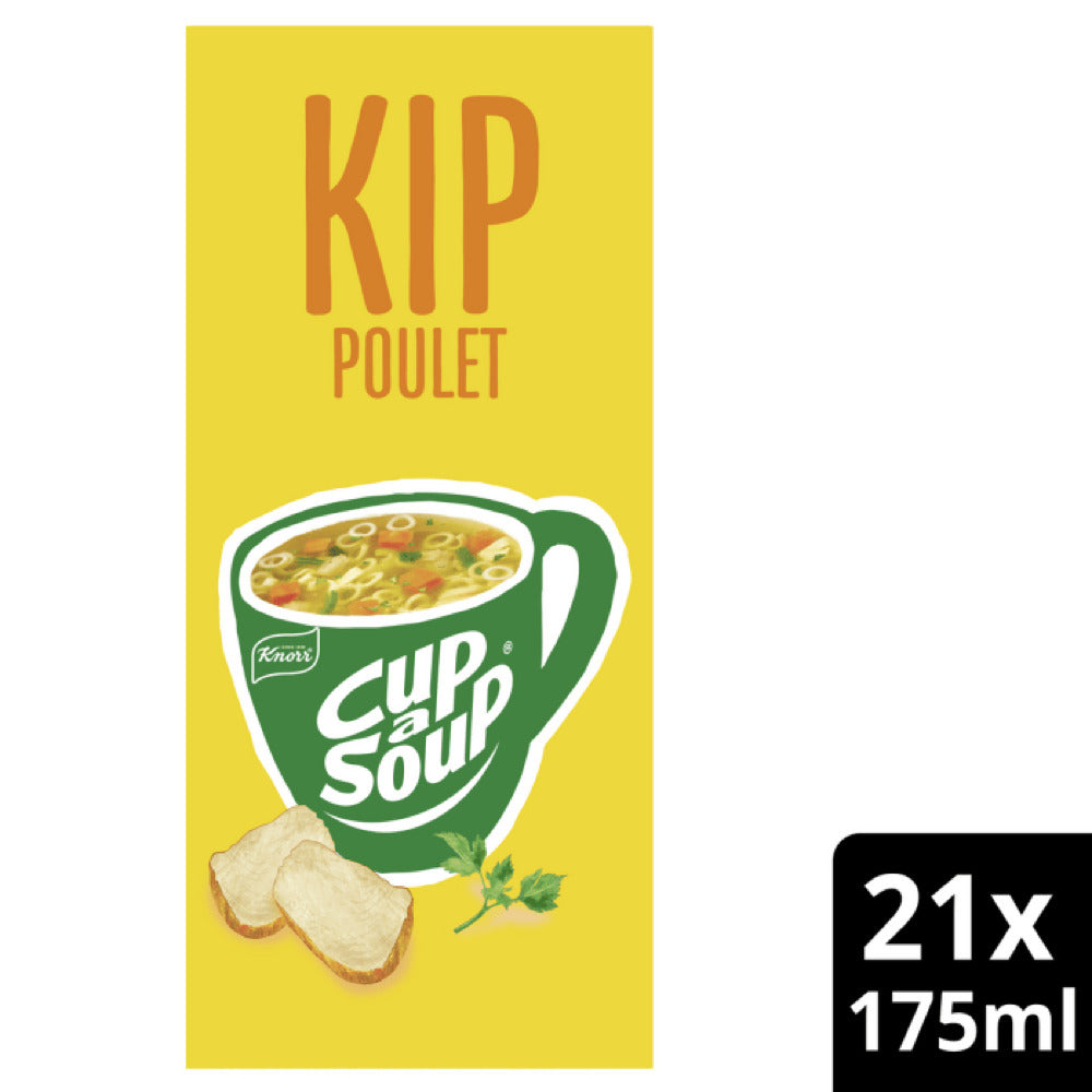 Knorr Cup-a-Soup Soep Kip 21x11 gr, 21 stuks-10000506