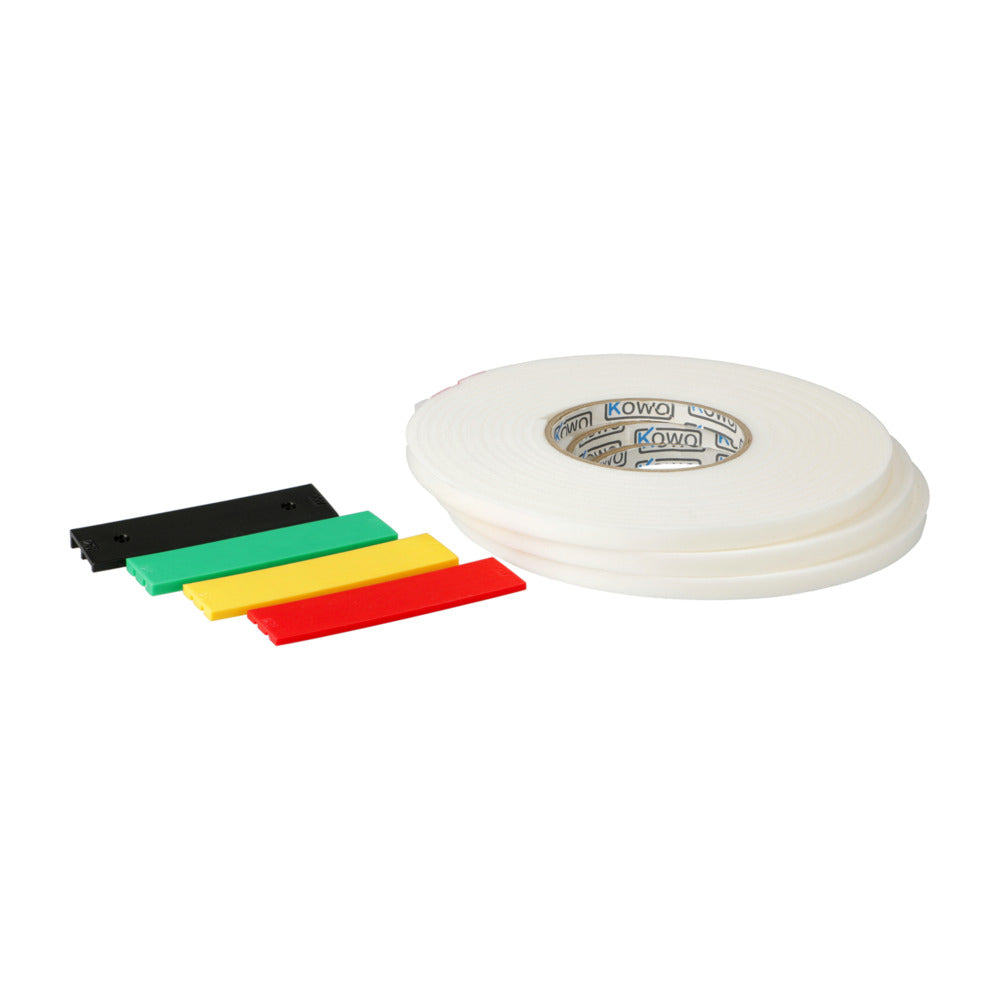 Kowo Glasmontage Set 9x4 Celband Wit 26x3-5mm+26x5/1 Keg-10000829