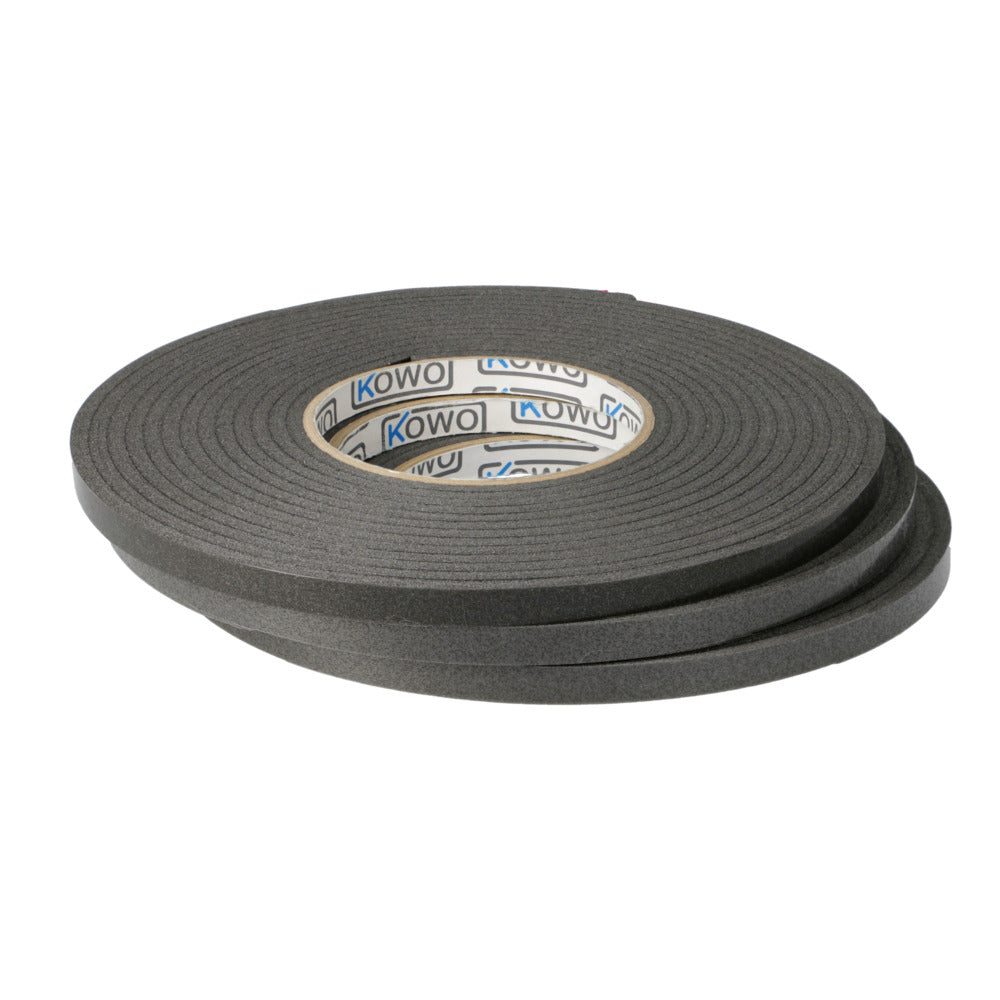 Kowo Beglazingsband PE 9x4mm Zwart 3x5m-10000831