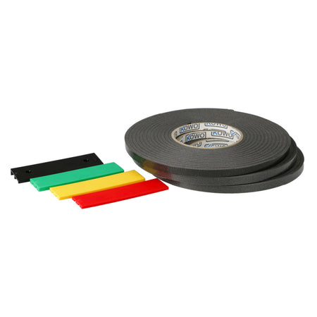 Kowo Glasmontage Set 9x3 Celband Zwart 26x3-5mm+26x5/1 Keg-10000838