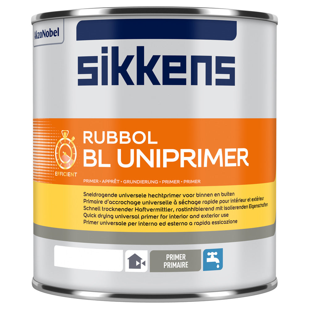 Sikkens Primer Rubbol BL Uniprimer Wit/W05 1L-10000862