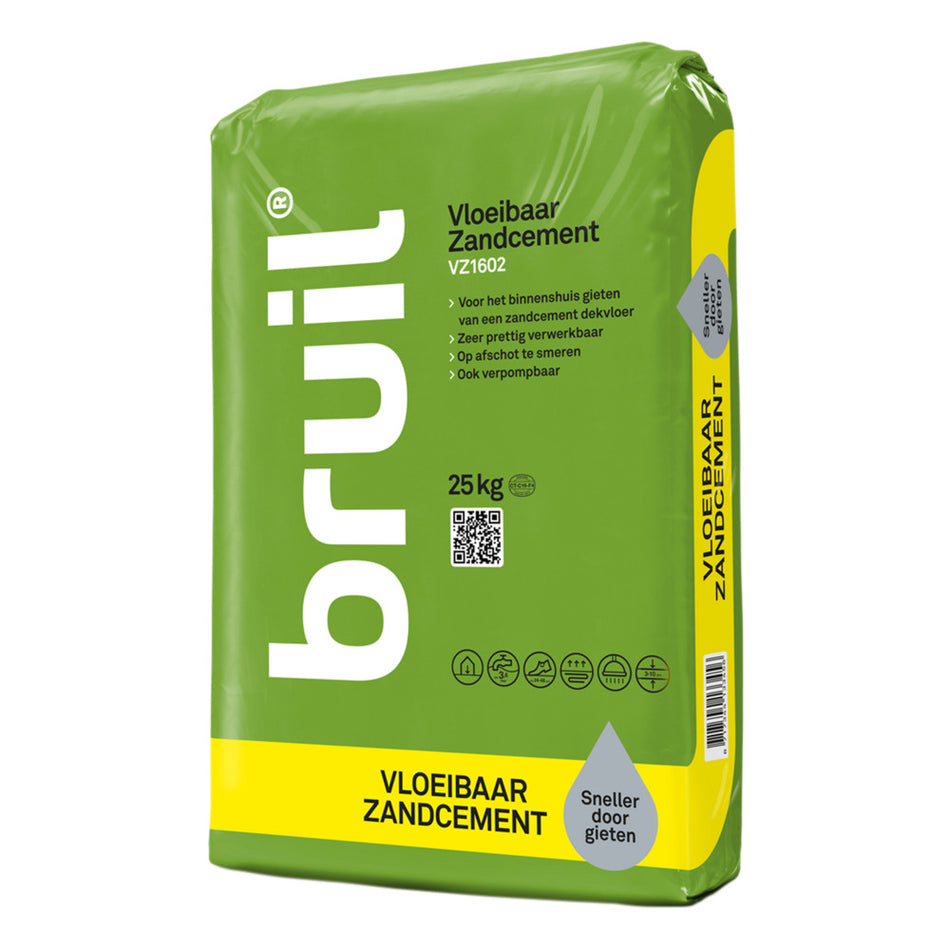 Bruil Vloeibaar Zandcement VZ1602 3-10cm 25kg-10000871