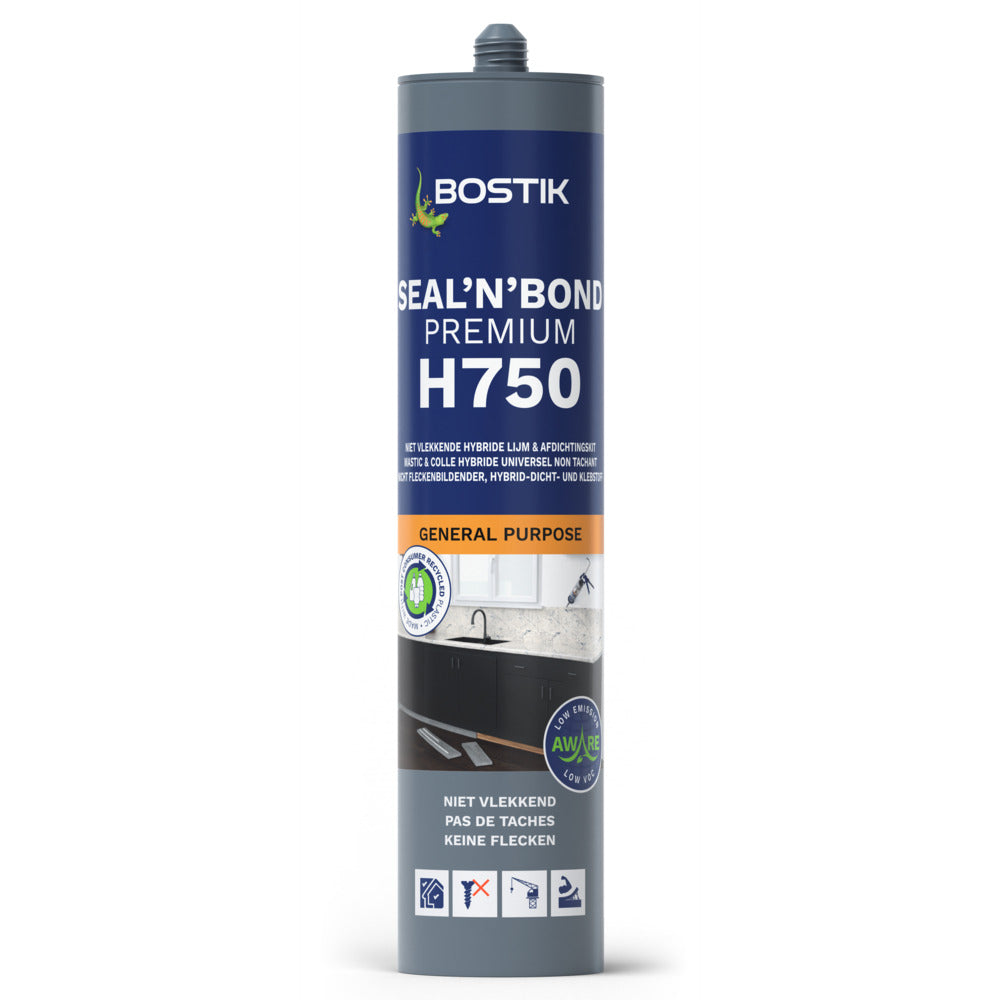 Bostik H750 SealNBond Zwart 290ml-10000922