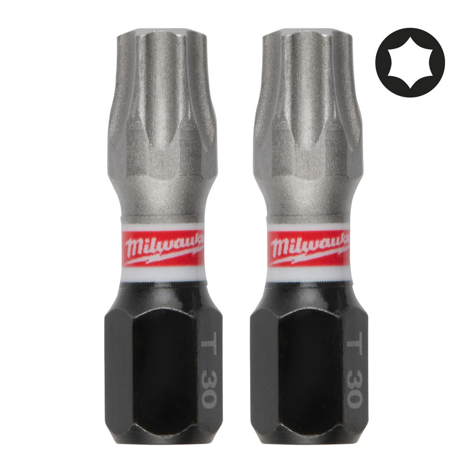 Milwaukee Schroefbit SHOCKWAVE TX30 25mm 3st-10000976