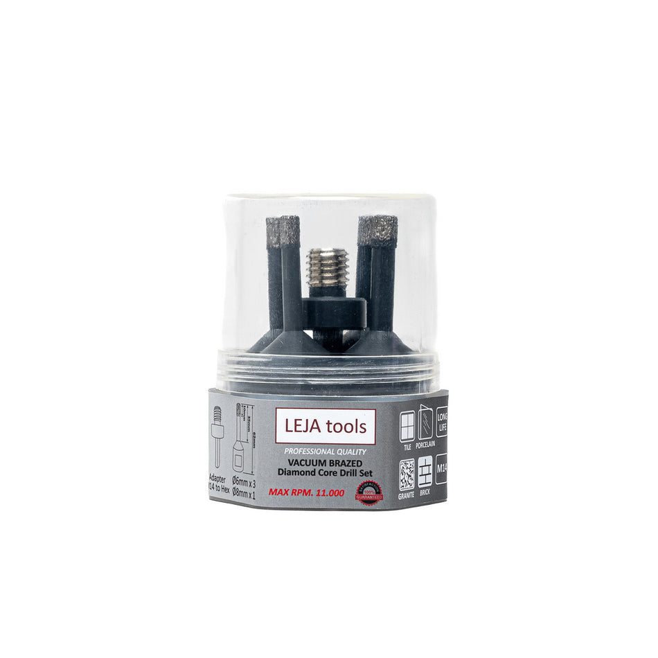 Leja Tools Tegelborenset M14 6-6-6-8mm Adapter-10001078