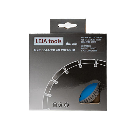 Leja Tools Tegelzaagblad Premium 125x22.2mm-10001080