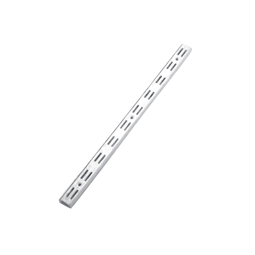 F-Systeem Wandrailsysteem staal gelakt 200 cm wit dubbel 2 stuks-107031