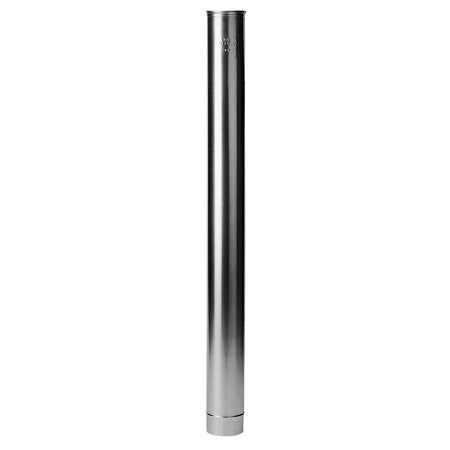 Burgerhout Pijp Rookgasafvoer Aluminium Ø100mm 1m-117663