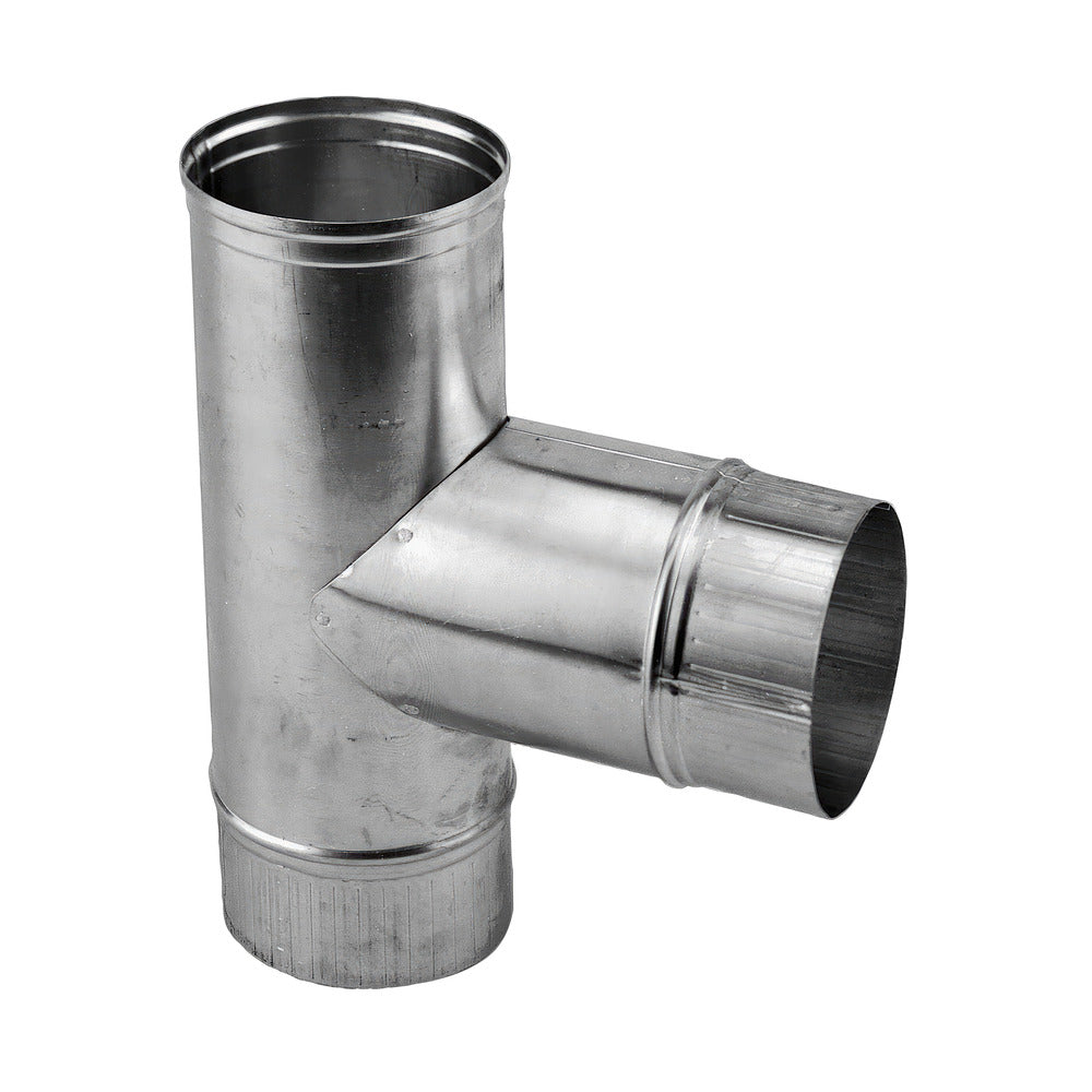 Burgerhout T-Stuk Rookgasafvoer Aluminium 90° Ø100mm-117876