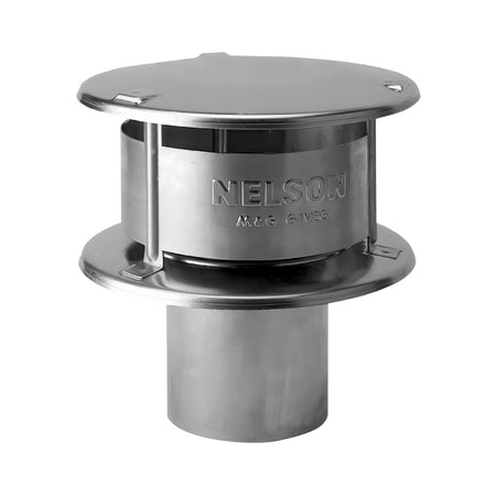 Burgerhout Kap Rookgasafvoer Aluminium Ø130mm-118278