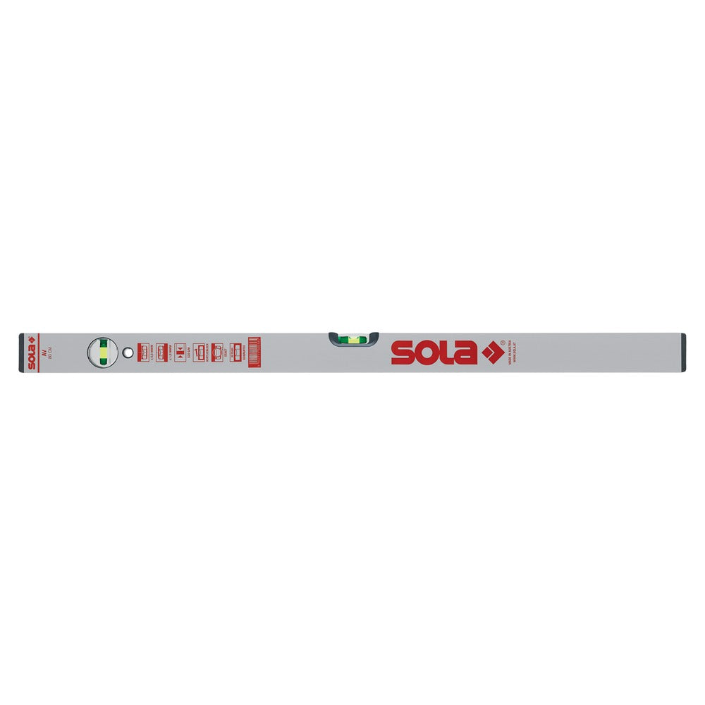 Sola Waterpas AV NOVA aluminium 2 libellen nauwkeurigheid 0,5 mm/m 800 mm-158531
