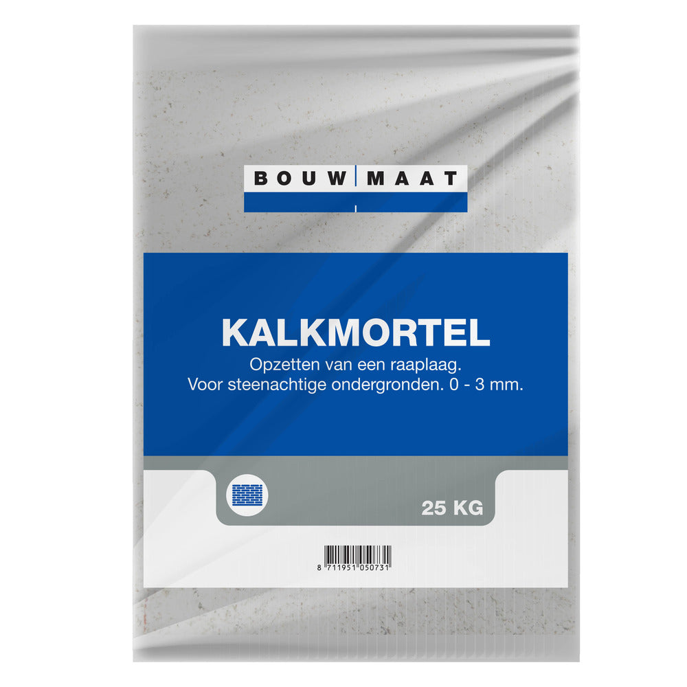 Bouwmaat Kalkmortel 0-3 mm 25 kg-219751