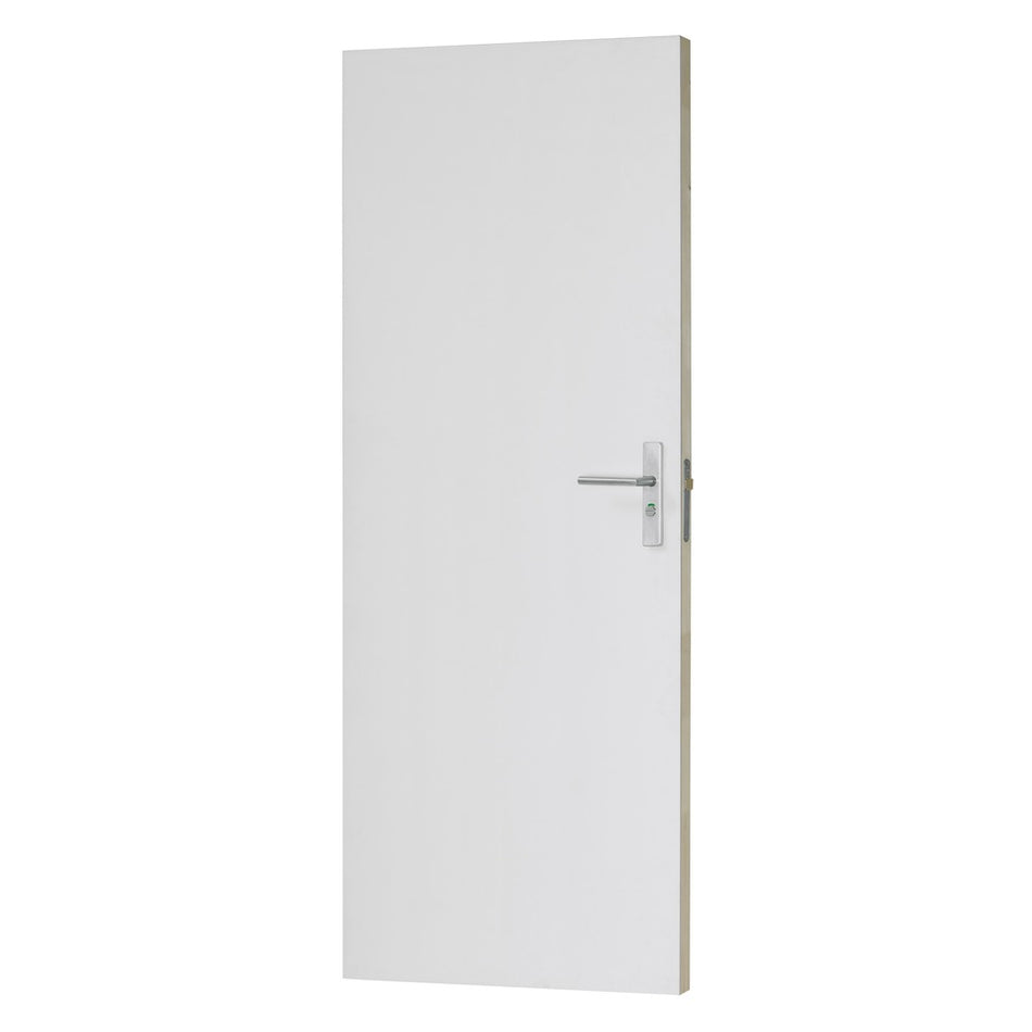 Skantrae Boarddeur SKB 280 vlak 68x201,5 stomp gegrond wit 70% PEFC-273637
