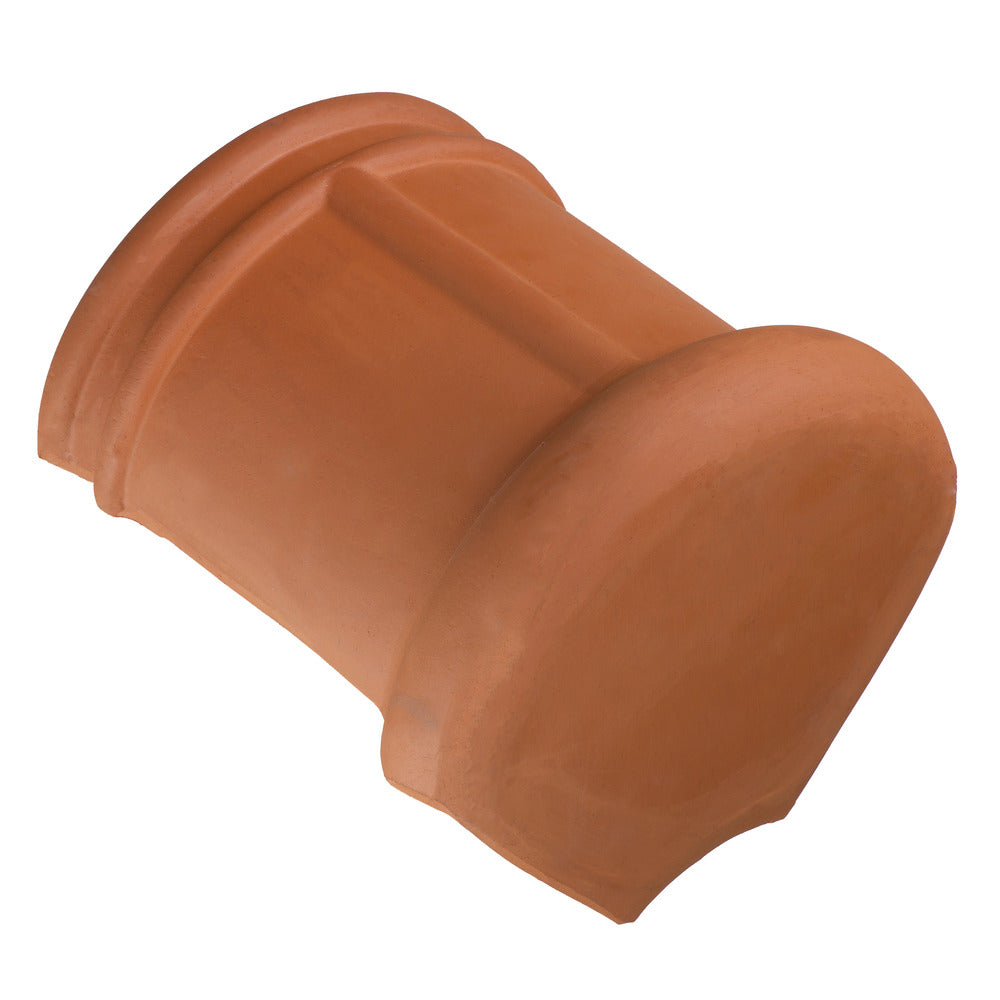 Monier Topgevelbeginvorst halfrond keramisch VH/OVH/TDN 25 cm rood-299815