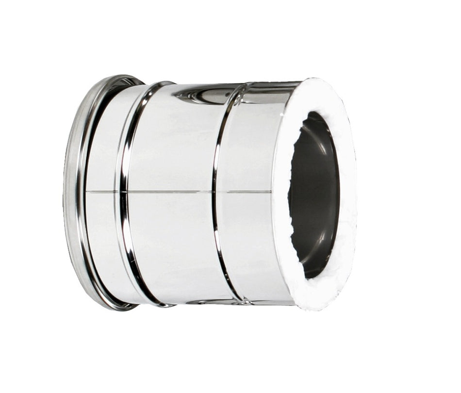 Holetherm Pijp RVS/keramische wol 20 cm Ø 200 mm blank RVS-313234