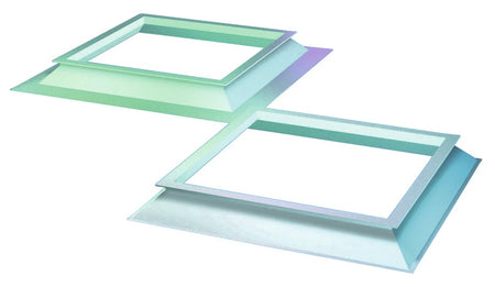 Bik Opstand vast PVC 70x70x15 cm voor lichtkoepel-324632