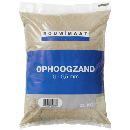 Bouwmaat Ophoogzand 0-0,5 mm 25 kg-325034