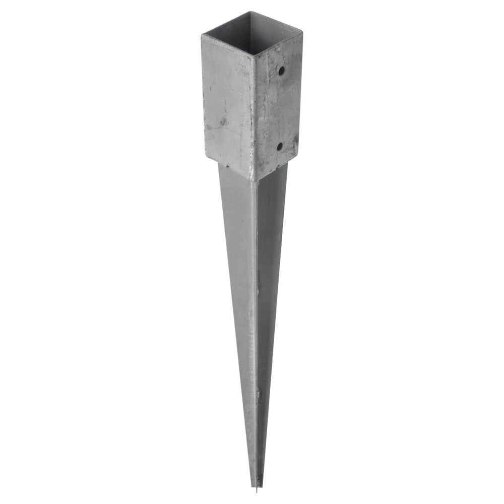 Paalhouder Thermisch Verzinkt 71x71x750mm Met Punt-326439
