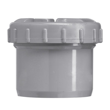 Eindstuk PVC wanddikte 3,2 mm Ø 75 mm met schroefdeksel KOMO-keur-351149