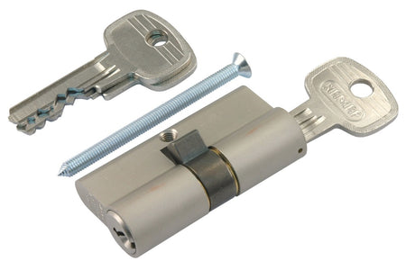 Nemef Veiligheidscilinder 111/9 Messing Vernikkeld 30/30 SKG2-357303