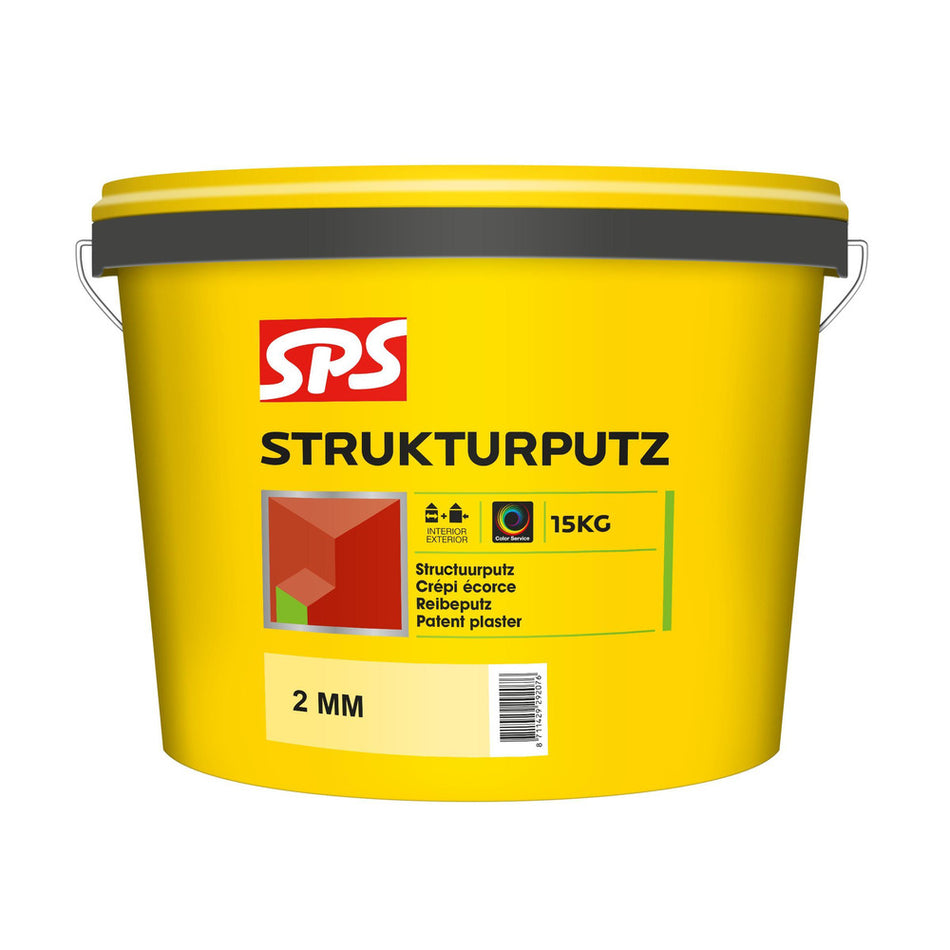 SPS Strukturputz Binnen/Buiten 2,0mm Wit 15kg-374800