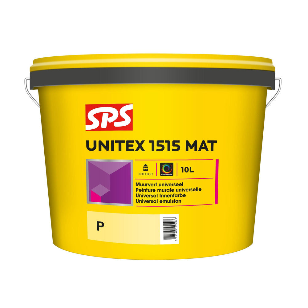 SPS Muurverf Unitex 1515 Mat Wit/Mengbasis P  10L-375180